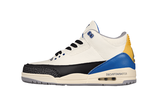 AIR JORDAN 3 RETRO UNC BEIGE/RACER BLUE/YELLOW - Phantom Kicks
