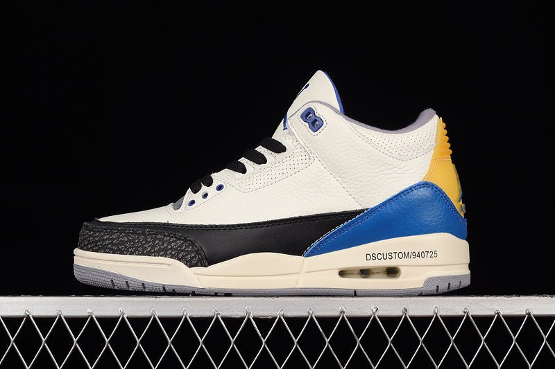 AIR JORDAN 3 RETRO UNC BEIGE/RACER BLUE/YELLOW - Phantom Kicks