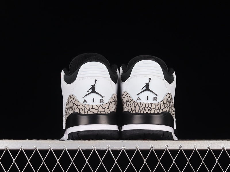 AIR JORDAN 3 RETRO WHITE/BLACK-CMNT GRY-INFRRD 23 - Phantom Kicks