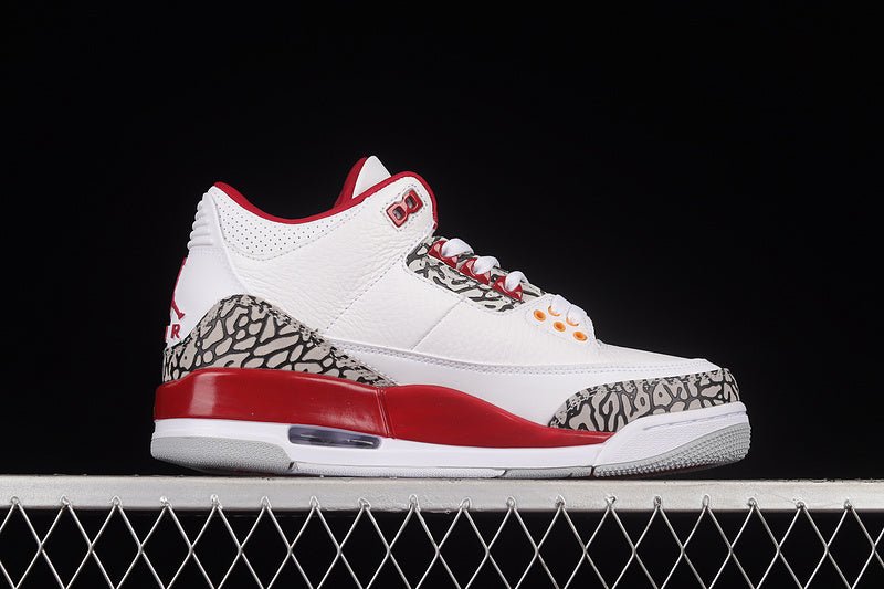 AIR JORDAN 3 RETRO WHITE/LIGHT CURRY/CARDINAL RED/CEMENT GREY - Phantom Kicks