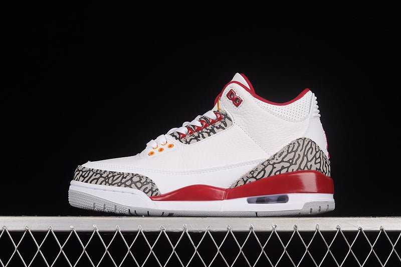 AIR JORDAN 3 RETRO WHITE/LIGHT CURRY/CARDINAL RED/CEMENT GREY - Phantom Kicks