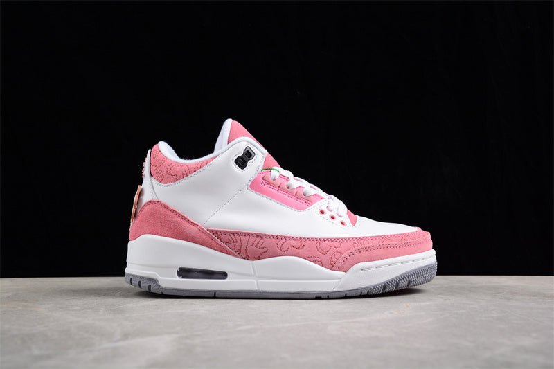 AIR JORDAN 3 RETRO WHITE/PINK - Phantom Kicks