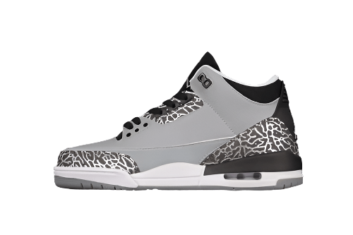 AIR JORDAN 3 RETRO WOLF GREY/BLACK/WHITE - Phantom Kicks