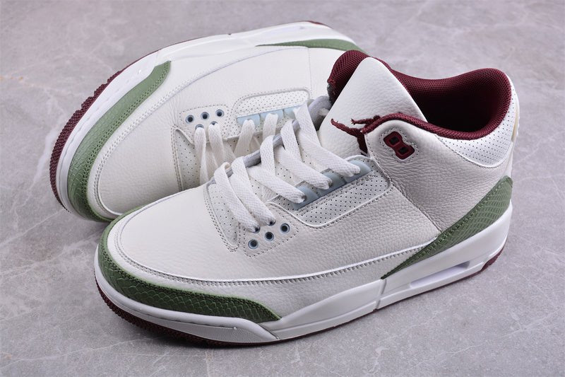 AIR JORDAN 3 RETRO YEAR OF THE DRAGON WHITE/GREEN/RED - Phantom Kicks