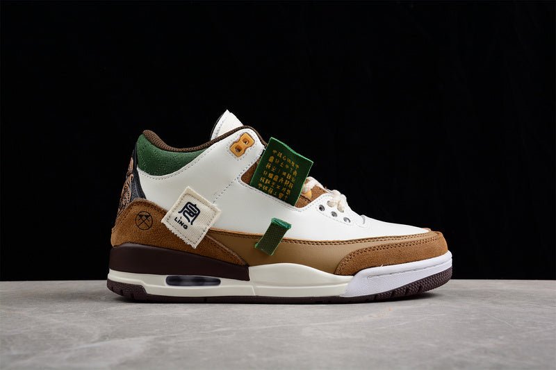 AIR JORDAN 3 SE WHITE/DARK BROWN-GREEN - Phantom Kicks