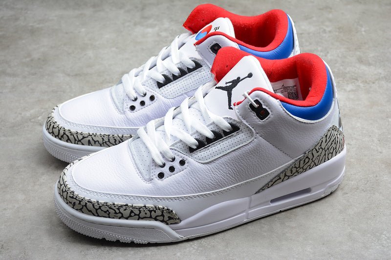 AIR JORDAN 3 SK NRG SEOUL KOREA WHITE/SOAR-ATOM RED - Phantom Kicks