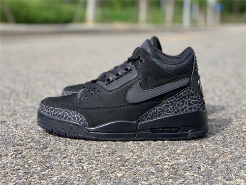 AIR JORDAN 3 TINKER BLACK CAT BLACK/BLACK/BLACK - Phantom Kicks