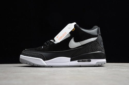 AIR JORDAN 3 TINKER BLACK/CEMENT GREY-METALLIC GOLD - Phantom Kicks