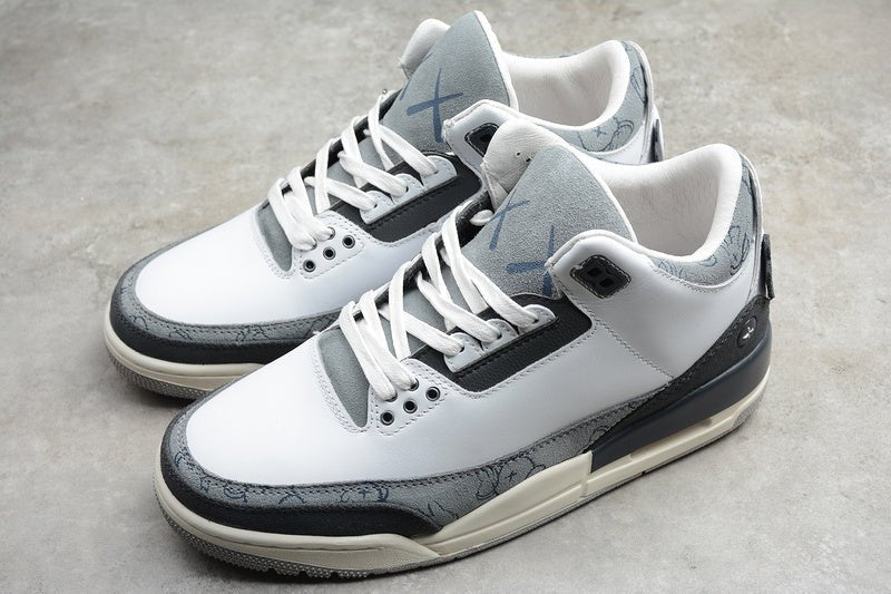 AIR JORDAN 3 WHITE/BLACK/GREY - Phantom Kicks