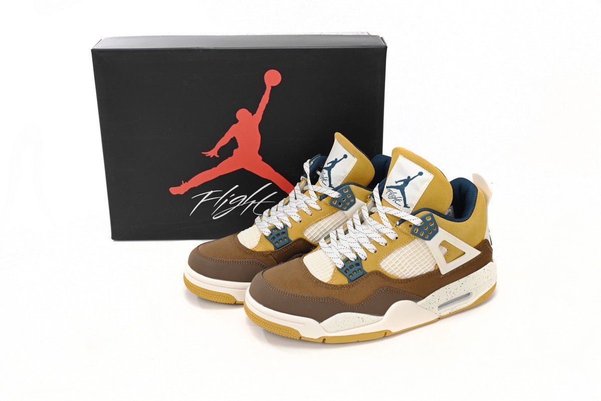 Air Jordan 4 Cacao Wow Brown White - Phantom Kicks