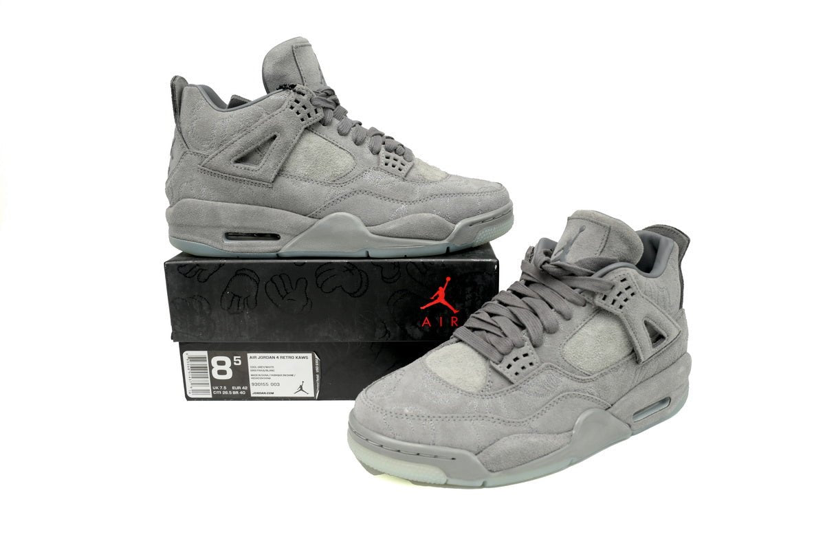 Air Jordan 4 Retro KAWS Grey - Phantom Kicks