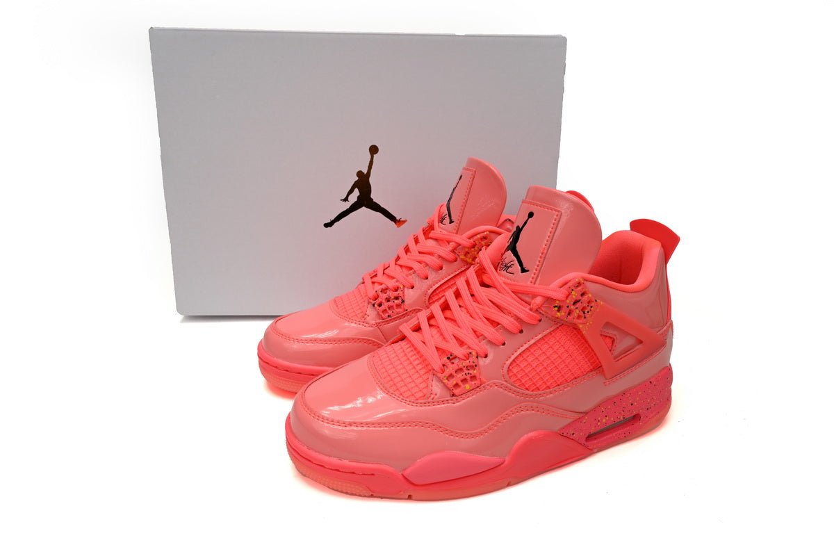 Air Jordan 4 Retro Powder Lacquer Leather - Phantom Kicks