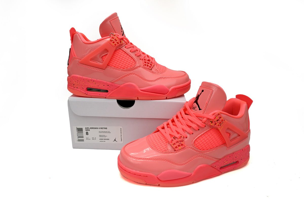 Air Jordan 4 Retro Powder Lacquer Leather - Phantom Kicks