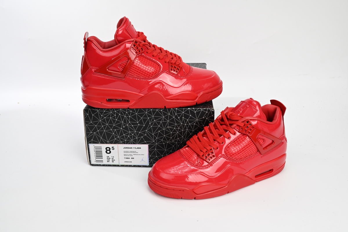 Air Jordan 4 Retro Red Lacquer Leather - Phantom Kicks