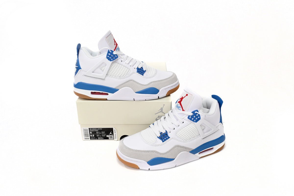 Air Jordan 4 White Blue - Phantom Kicks