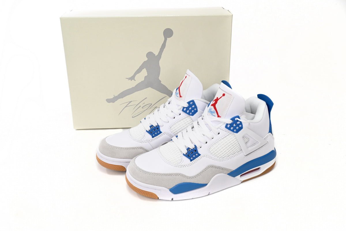 Air Jordan 4 White Blue - Phantom Kicks