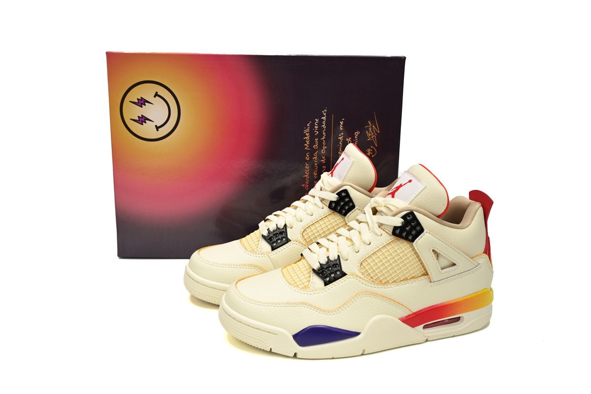 Air Jordan 4 White Blue Red - Phantom Kicks