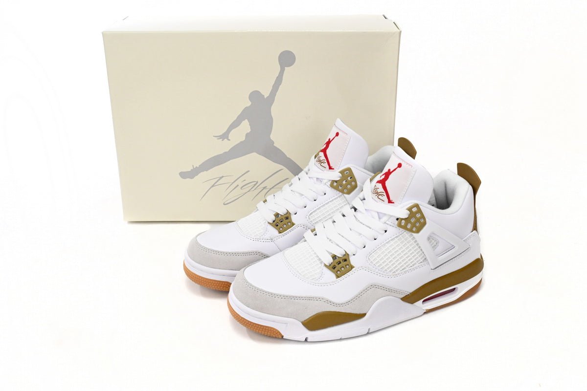 Air Jordan 4 White Brown - Phantom Kicks