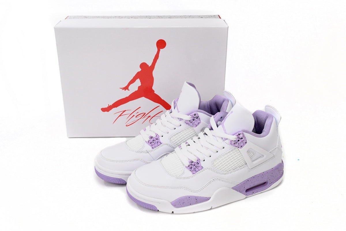 Air Jordan 4 White Purple - Phantom Kicks