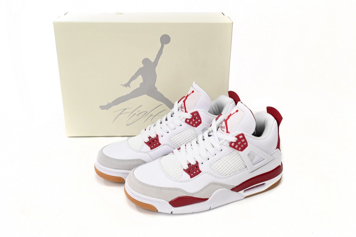 Air Jordan 4 White Red - Phantom Kicks