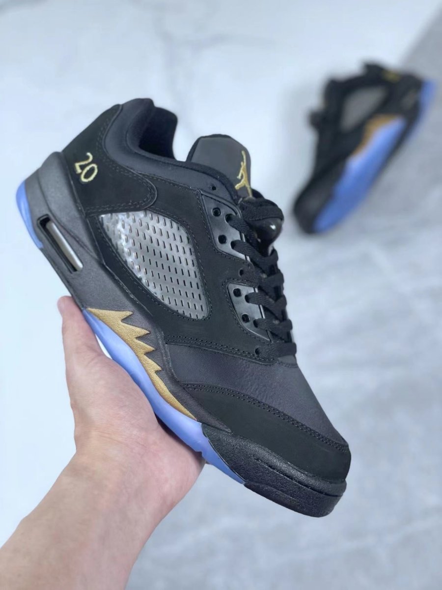 Air Jordan 5 Low "Black Metallic" - Phantom Kicks