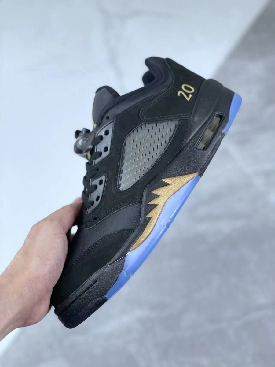 Air Jordan 5 Low "Black Metallic" - Phantom Kicks