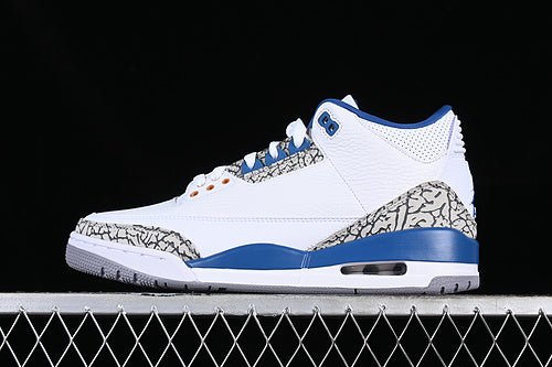 AIR JORDAN RETRO 3 WHITE/GREY/BLACK/BLUE - Phantom Kicks