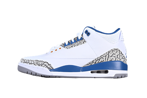 AIR JORDAN RETRO 3 WHITE/GREY/BLACK/BLUE - Phantom Kicks