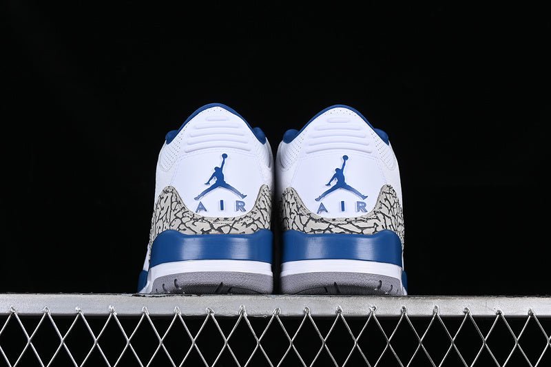 AIR JORDAN RETRO 3 WHITE/GREY/BLACK/BLUE - Phantom Kicks