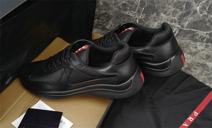 PRADA AMERICA'S CUP LEATHER BLACK - Phantom Kicks
