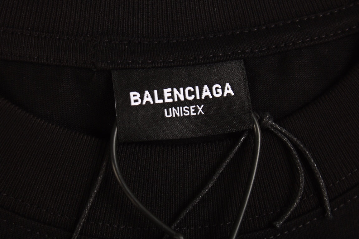 BALENCIAGA LOGO T-SHIRT BLACK - Phantom Kicks