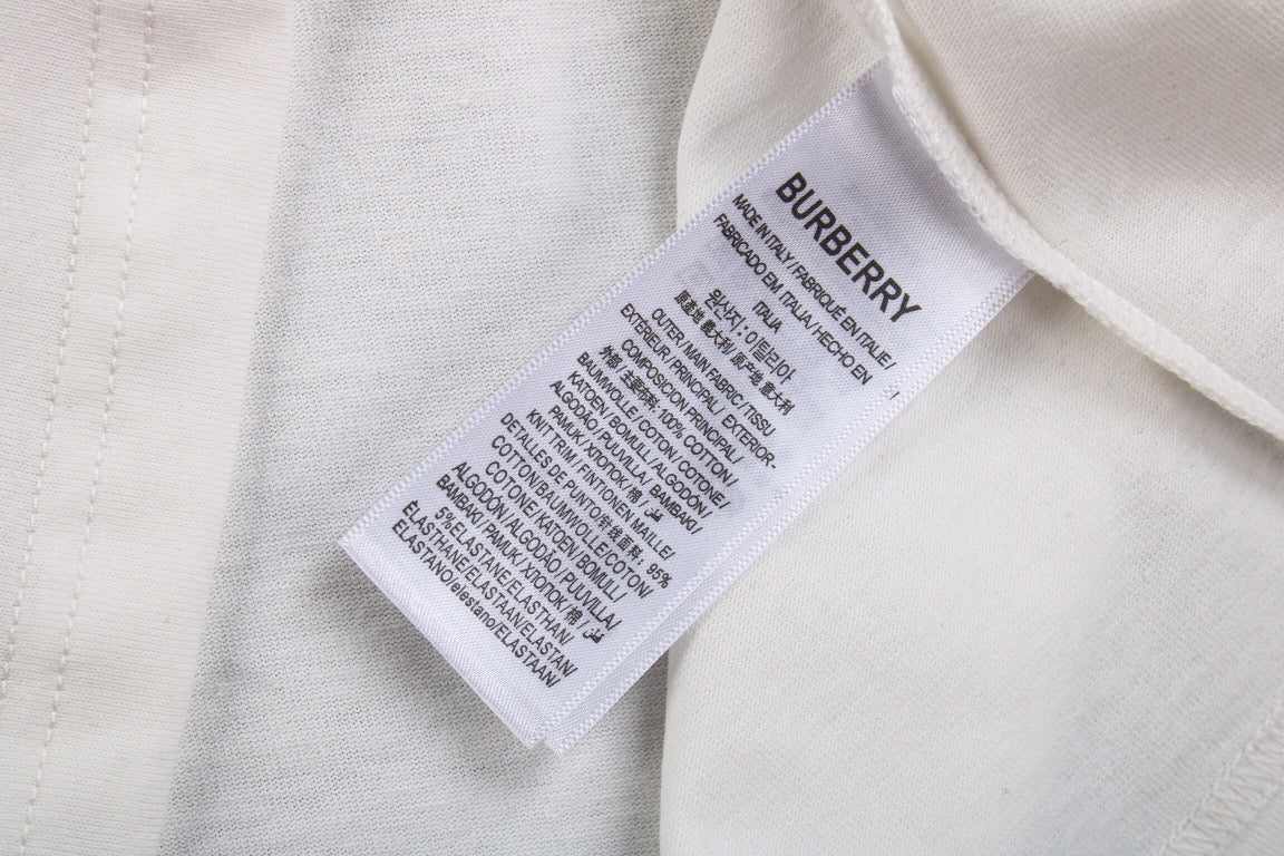 Burberry Check Panel T-Shirt (White) - Phantom Kicks