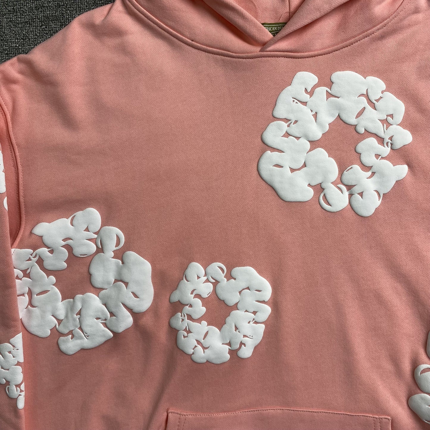 DENIM TEARS COTTON WREATH HOODIE PEACH - Phantom Kicks
