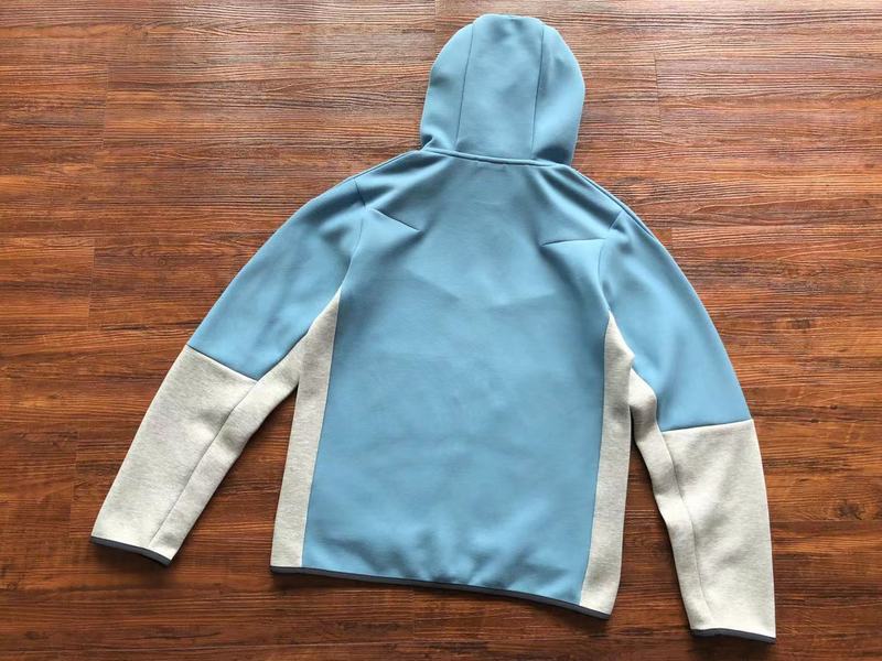 NIKE TECH FLEECE HOODIE x BABY BLUE/GREY/WHITE - Phantom Kicks