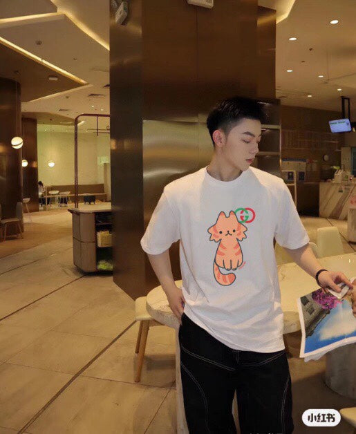 Gucci Cat Graphic T-Shirt (Cream) - Phantom Kicks