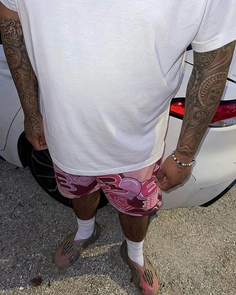 EE Beach Sports Shorts Heart Pink - Phantom Kicks