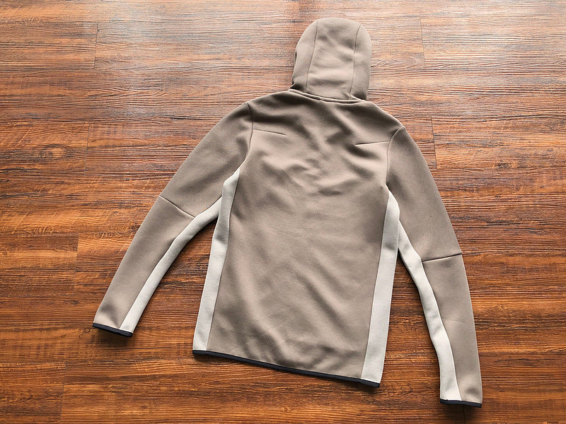 NIKE TECH FLEECE HOODIE x OLIVE GREY/ENIGMA STONE - Phantom Kicks
