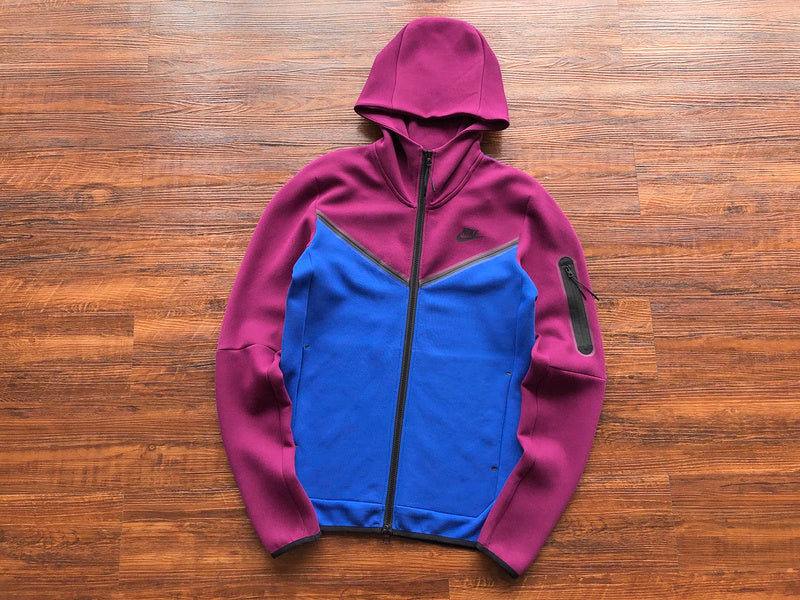 NIKE TECH FLEECE HOODIE x SANGRIA/GAME ROYAL - Phantom Kicks