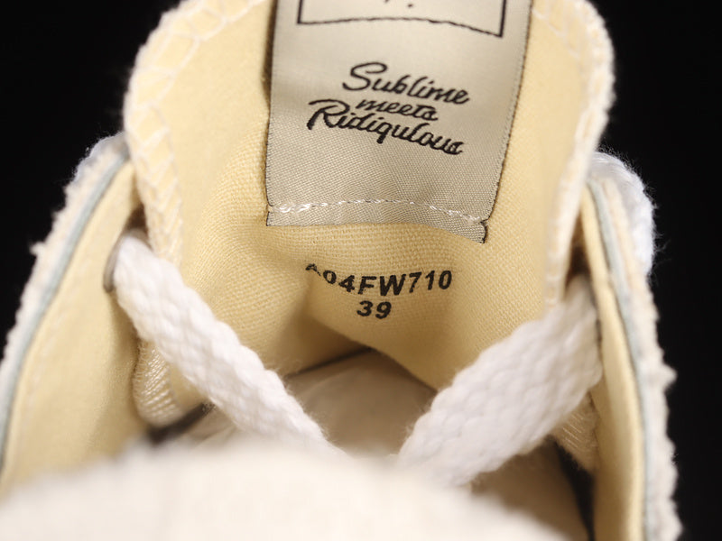 MAISON MIHARA YASUHIRO PETERSON OG SOLE CANVAS LOW WHITE - Phantom Kicks