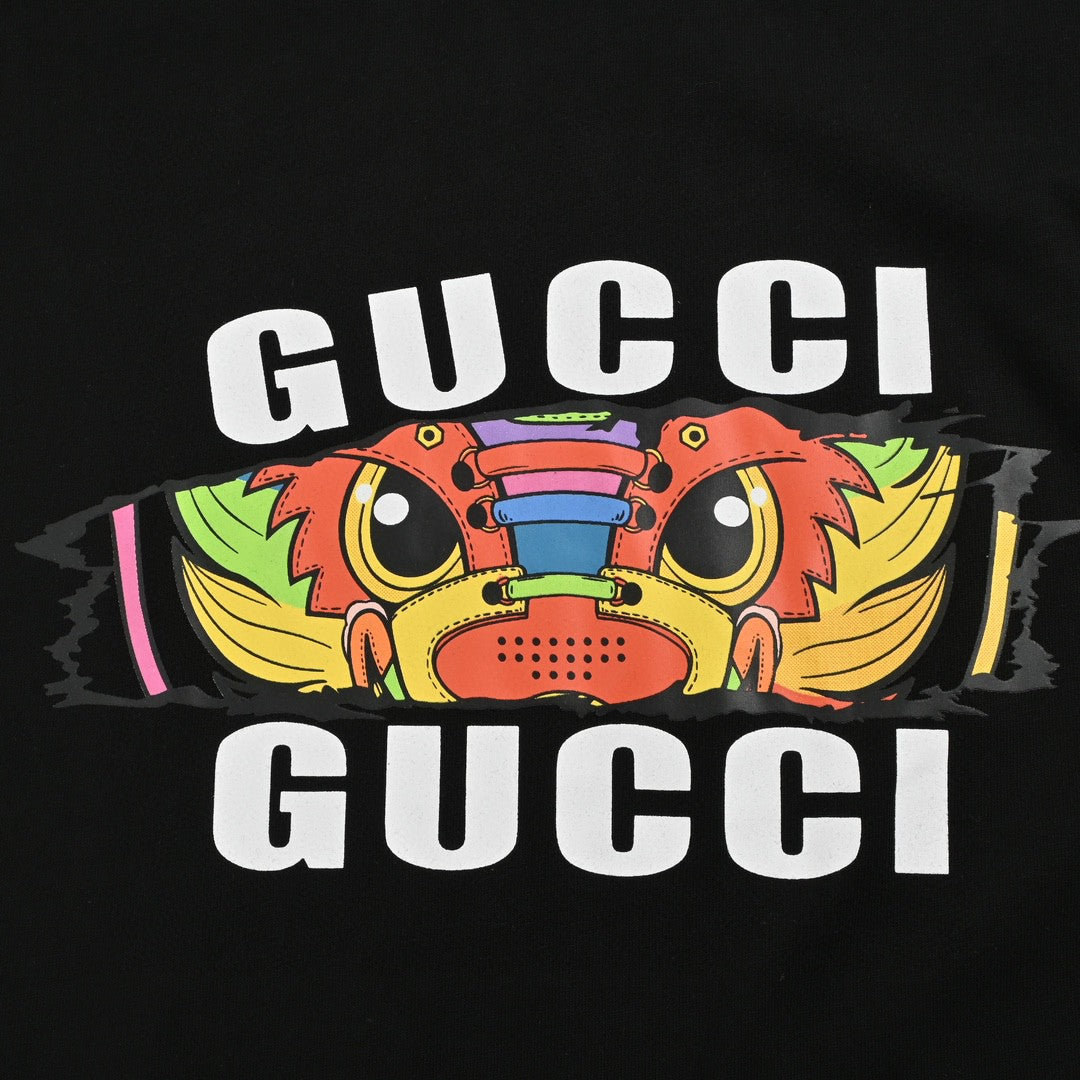 Gucci Graphic T-Shirt (Black) - Phantom Kicks