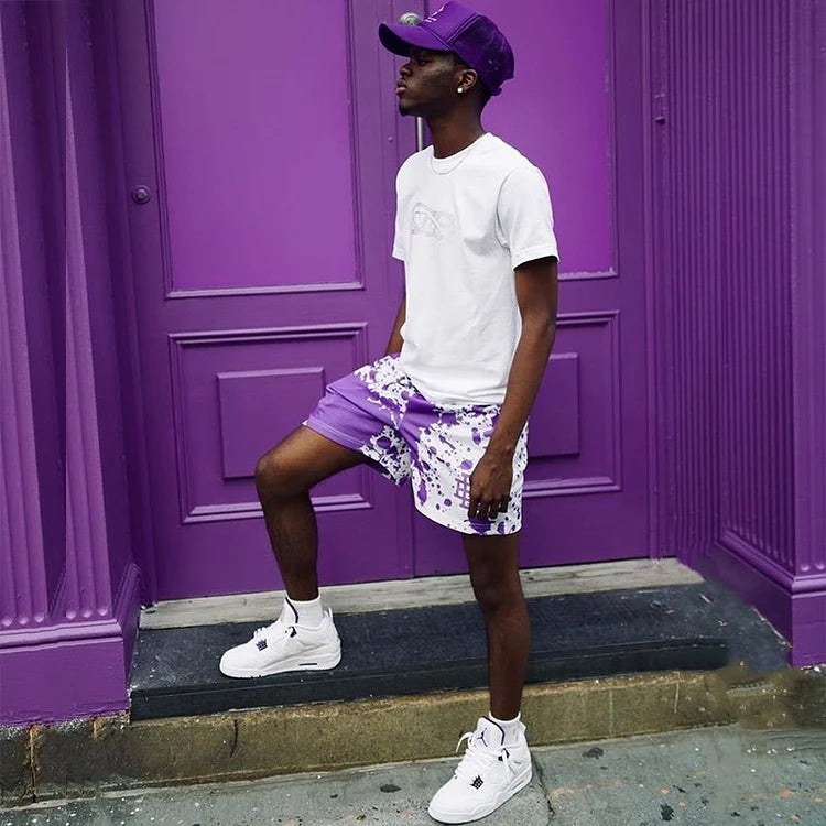 EE Beach Sports Shorts Purple - Phantom Kicks