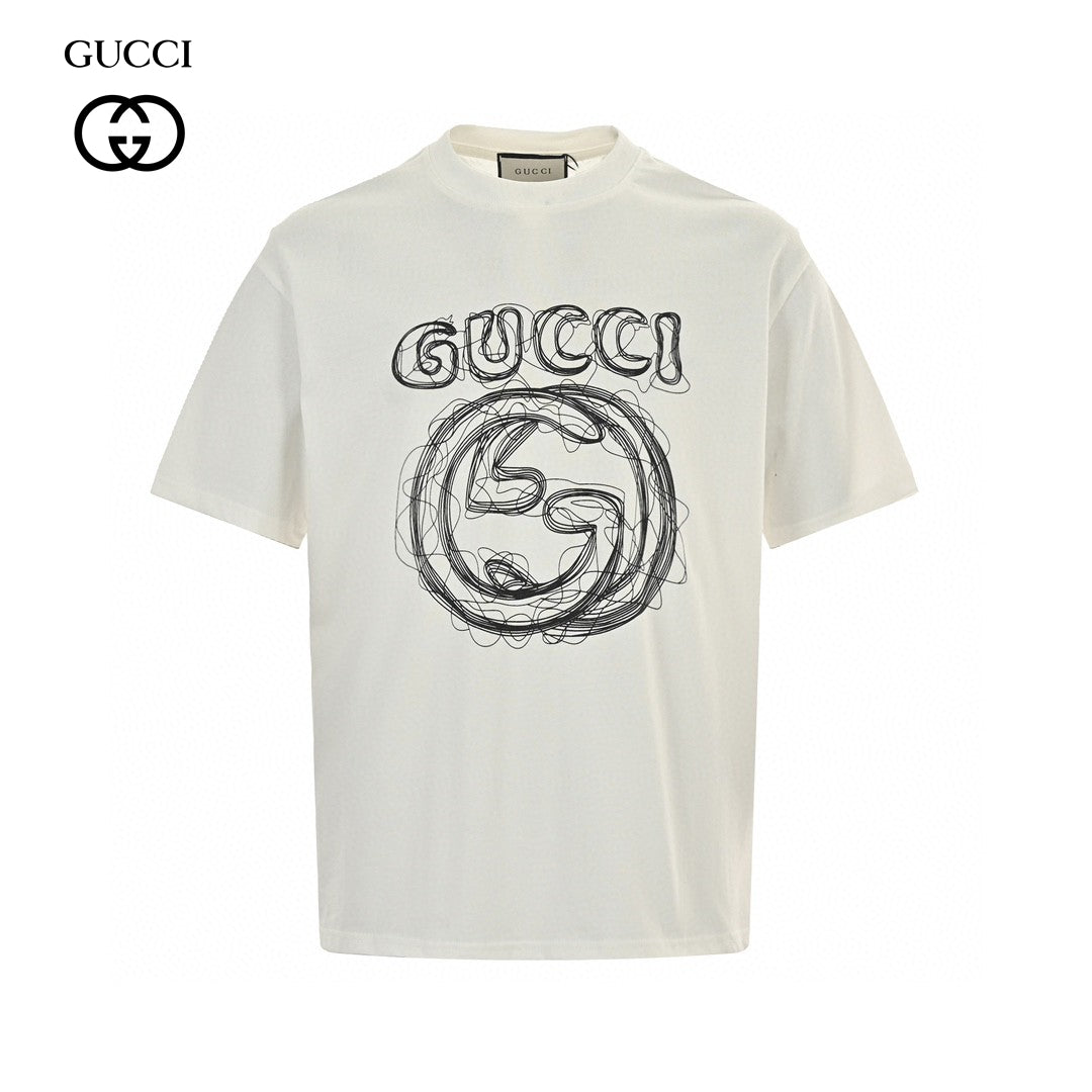 Gucci T-Shirt - Scribble Logo - Phantom Kicks