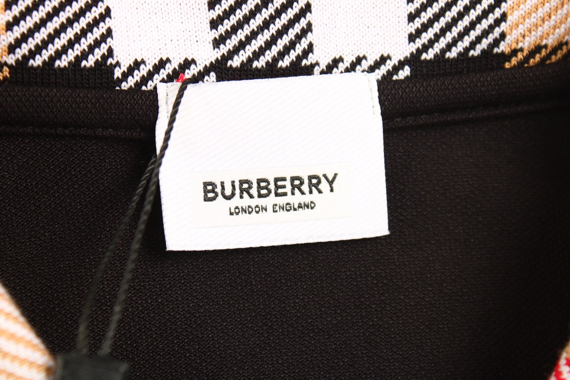 Burberry Polo Shirt (Black) - Phantom Kicks