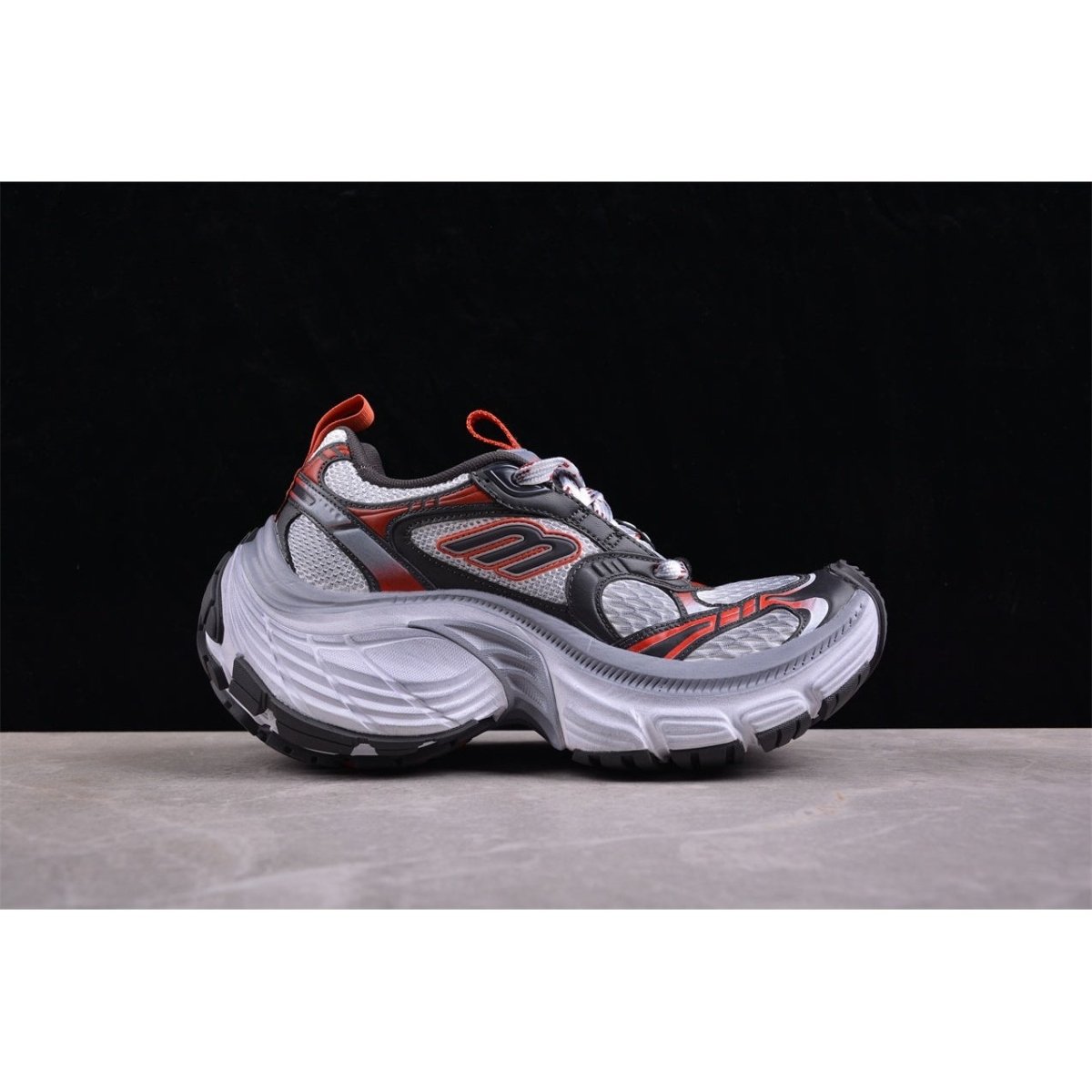 BALENCIAGA 10XL x CHARCOAL GREY RED - Phantom Kicks