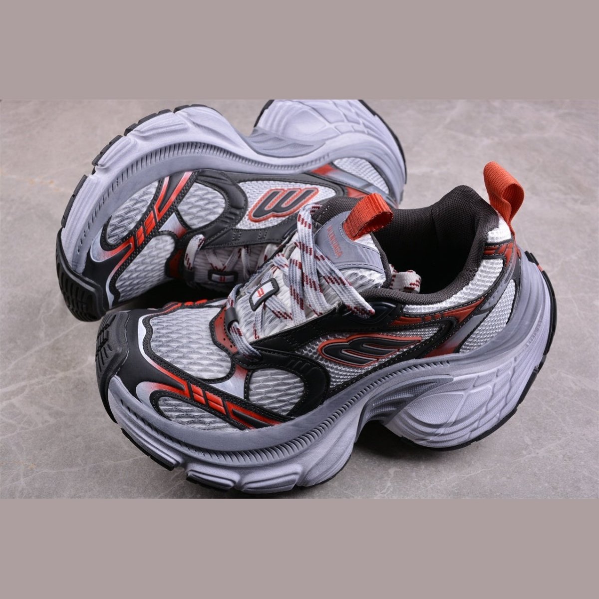 BALENCIAGA 10XL x CHARCOAL GREY RED - Phantom Kicks