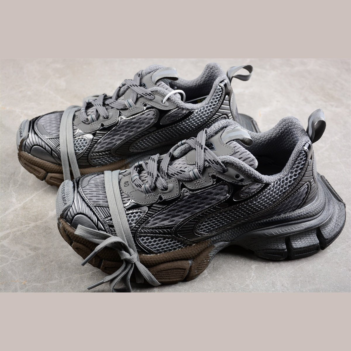 BALENCIAGA 3XL x BAL GREY BLACK - Phantom Kicks