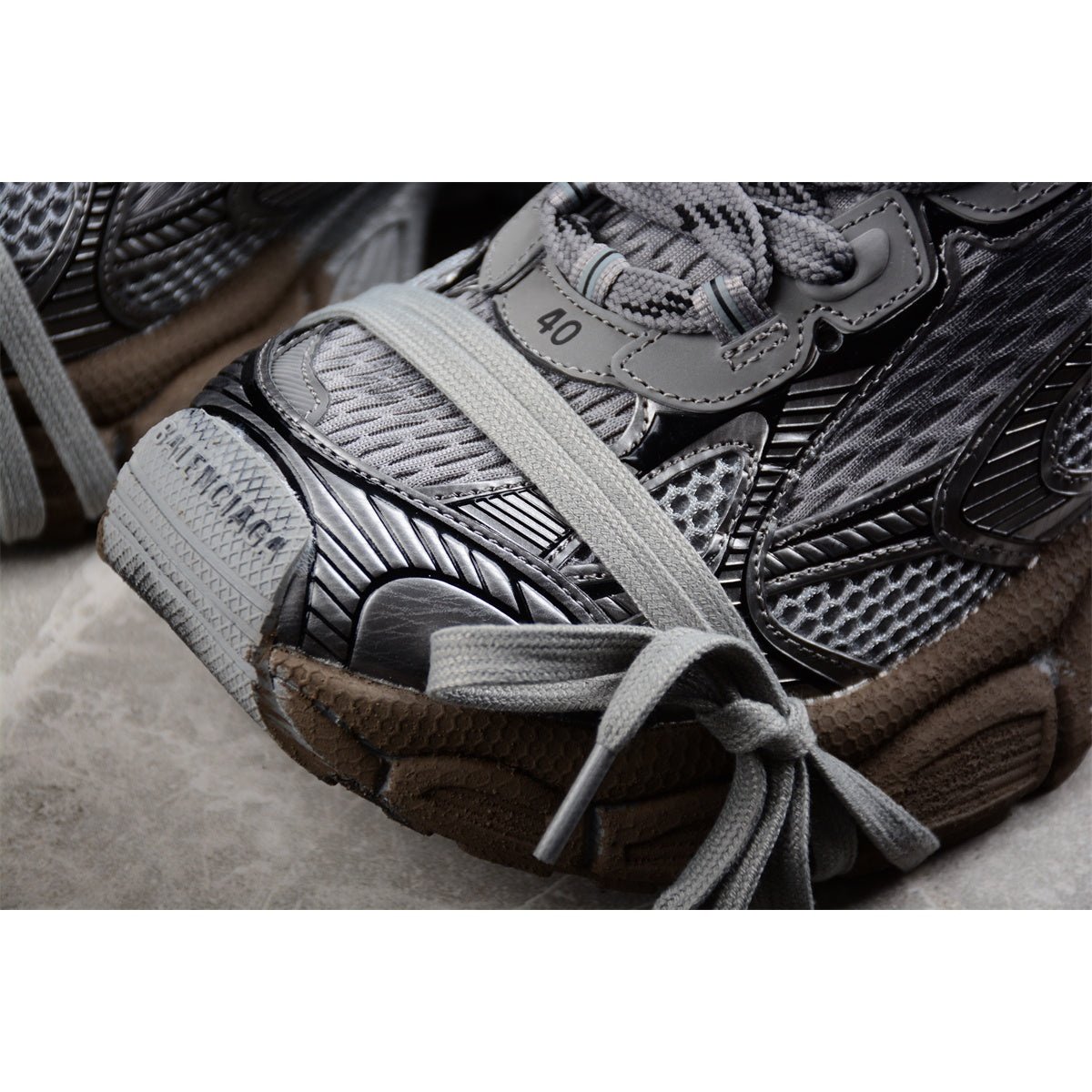 BALENCIAGA 3XL x BAL GREY BLACK - Phantom Kicks