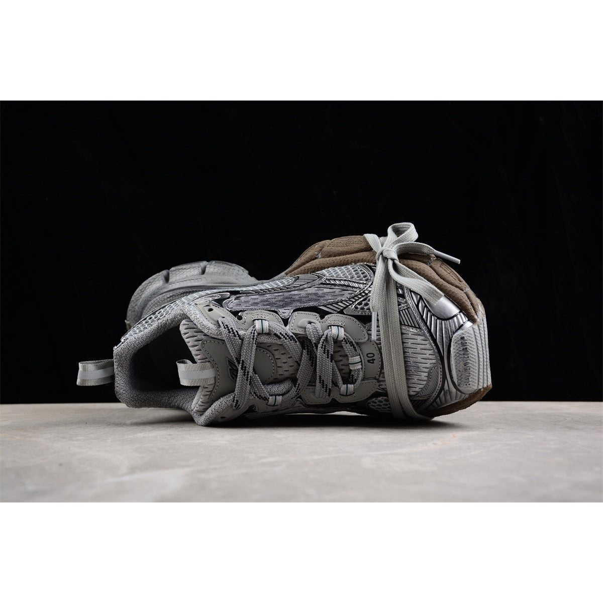 BALENCIAGA 3XL x BAL GREY BLACK - Phantom Kicks