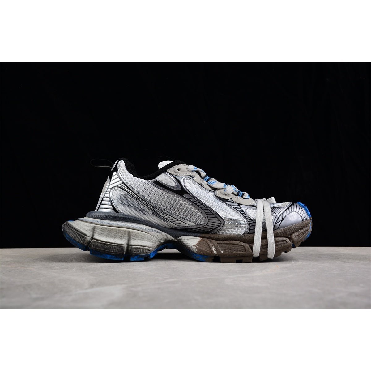 BALENCIAGA 3XL x GRAY BLUE-GRAFFITI - Phantom Kicks