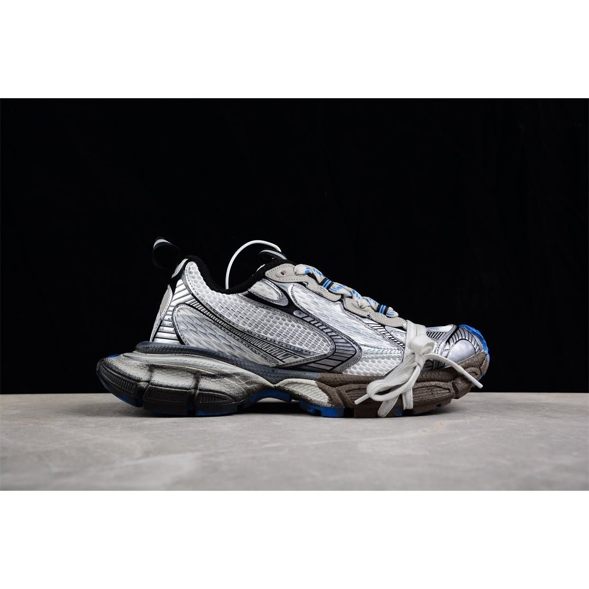BALENCIAGA 3XL x GRAY BLUE-GRAFFITI - Phantom Kicks
